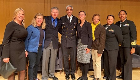 Surgeon general with other attendees