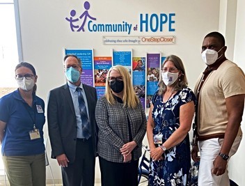 Administrator Johnson and Associate Administrator Macrae visit Community of Hope health center