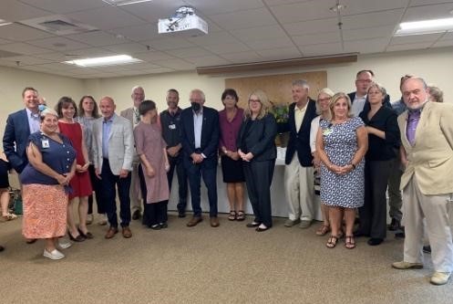 HRSA Administrator Carole Johnson and Senator Bernie Sanders meet with Vermont health care leaders