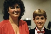 Portrait of Ryan White and his mother, Jeanne White Ginder.