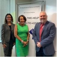 HRSA Regional Administrator Leah Suter and Deputy Regional Administrator Rob McKenna with Dr. Barbara Bazron, Director of the DC Department of Behavioral Health