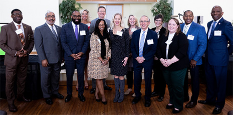 Group portrait with HRSA Associate Administrator Tom Morris and members of the NC Department of Health and Human Services Office of Rural Health.