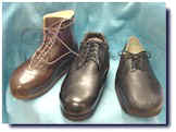X-depth shoe/contour last, superdepth/rigid sole shoe, wide shank shoe, custom shoe/boot, and lower leg bracing image.
