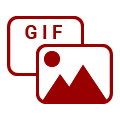 An icon depicting GIF images.